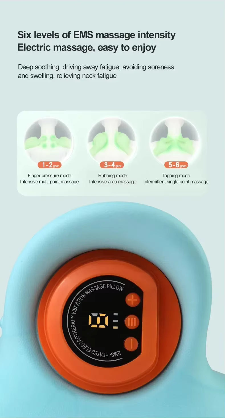💆♀️⚡🔥 PRISMO™ | 4-IN-1 NECK THERAPY MASSAGER