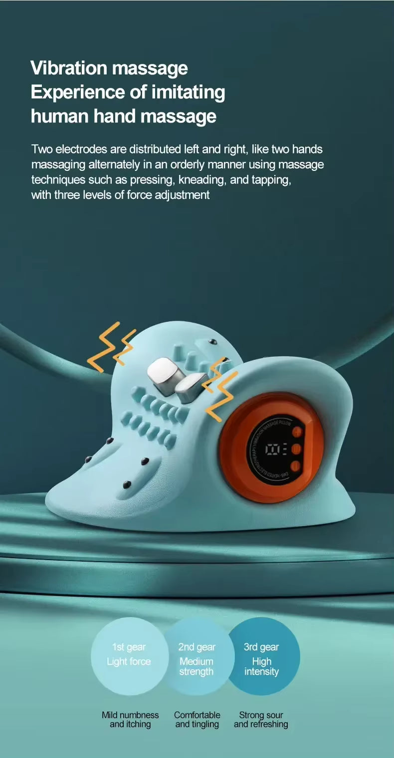 💆♀️⚡🔥 PRISMO™ | 4-IN-1 NECK THERAPY MASSAGER