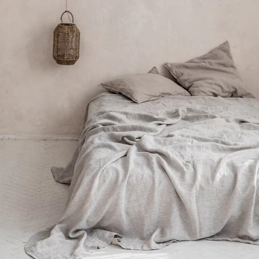 🛏️ MAISONPURE™ | PUUR LINNEN LAKENS VAN  100% STEENGEWASSEN FRANS LINNEN