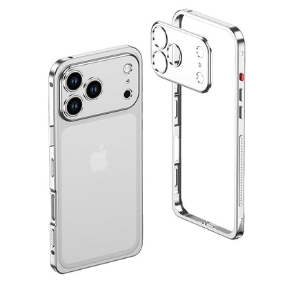 Titanium iPhone 14 case van metaal – ultralicht & duurzaam