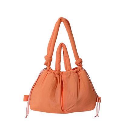 Puffer Tas™ in oranje – moderne puffer handtas voor dames