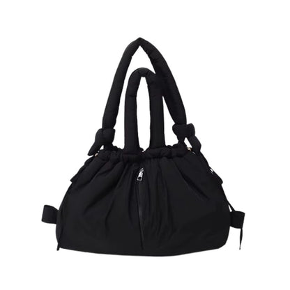 Puffer Tas™ in zwart – trendy gewatteerde nylon tas voor dames
