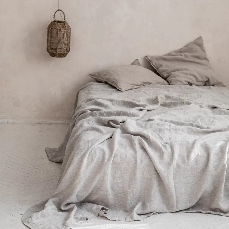🛏️ MAISONPURE™ | PUUR LINNEN LAKENS VAN  100% STEENGEWASSEN FRANS LINNEN