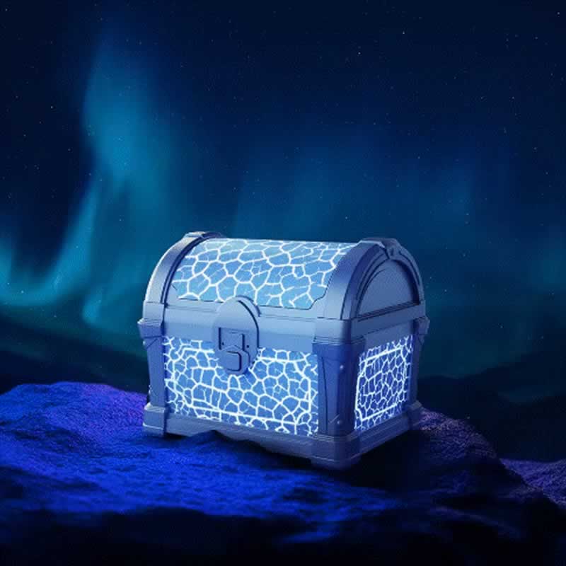 Sfeerlamp met bewegende aurora-kleuren voor ontspannende sfeer in woonkamer