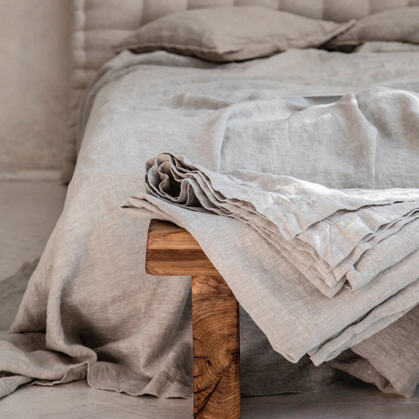 🛏️ MAISONPURE™ | PUUR LINNEN LAKENS VAN  100% STEENGEWASSEN FRANS LINNEN