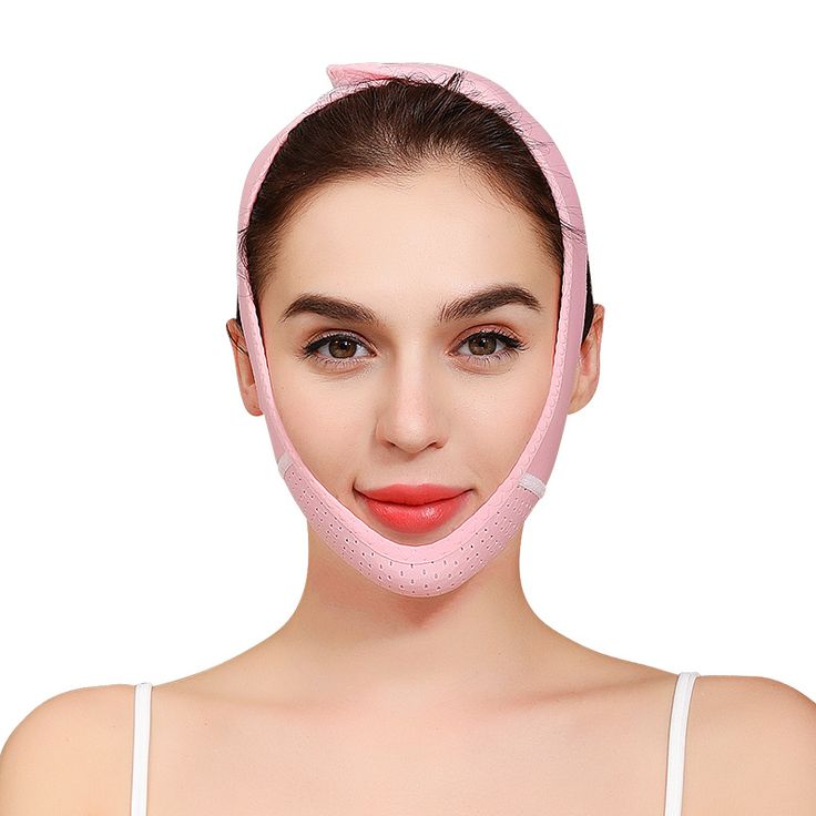 Verpakking van Novelle Visage V-shape masker, ontworpen voor versteviging van kaaklijn en vermindering van dubbele kin