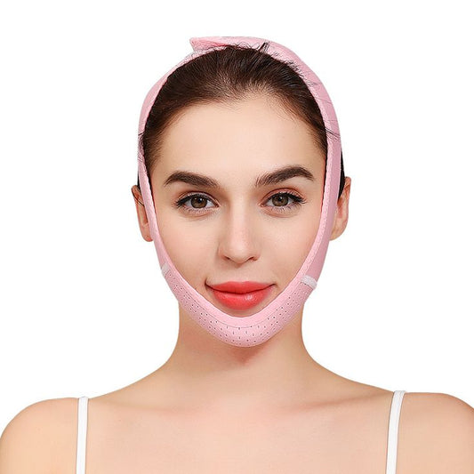 Verpakking van Novelle Visage V-shape masker, ontworpen voor versteviging van kaaklijn en vermindering van dubbele kin