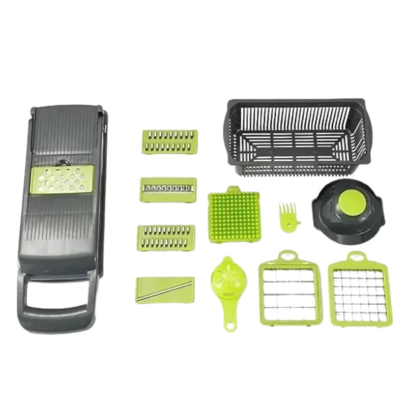 ProSnij 16-in-1 groentesnijder tijdens het hakken van uien voor snelle en veilige voedselbereiding