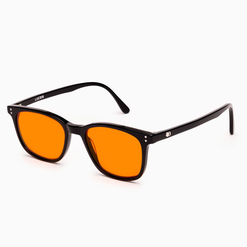 Stijlvolle SleepWave™ blauwlichtbril met gele lenzen tegen vermoeide ogen